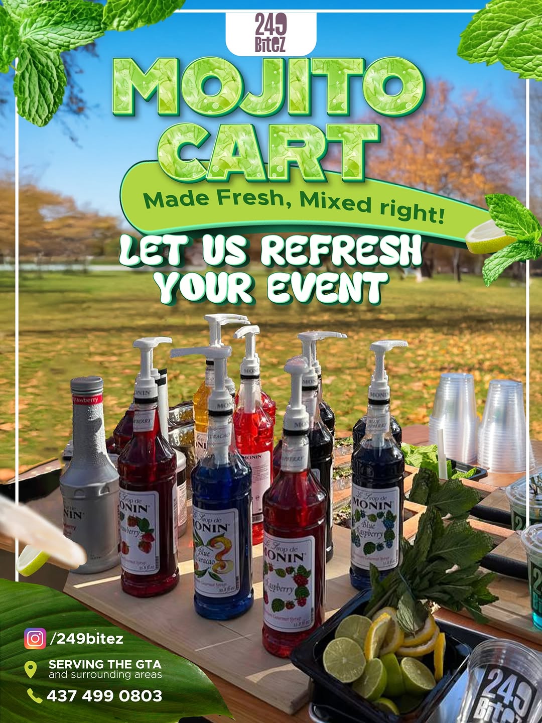 249 Bitez mojito cart.